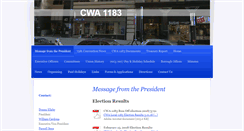 Desktop Screenshot of cwa1183.org